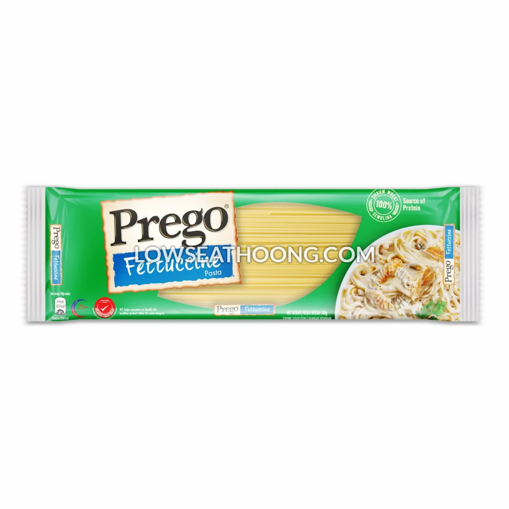 Prego Fettucine Pasta - 500g/pkt - Low Seat Hoong Sdn Bhd