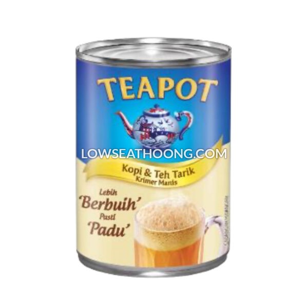 TEAPOT KOPI & TEH TARIK Sweetened Milk - 500g/can