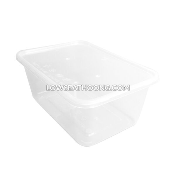 MSE Rectangle Container + Lid RC1000 - 50set/bundle