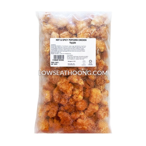 KLFC Hot & Spicy Popcorn Chicken - 1kg/pkt - Image 2