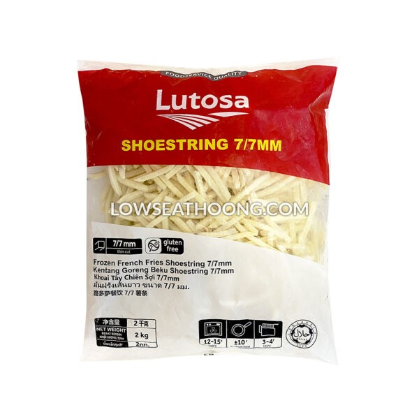 LUTOSA Shoestring French Fries (7mm) - 2kg/pkt