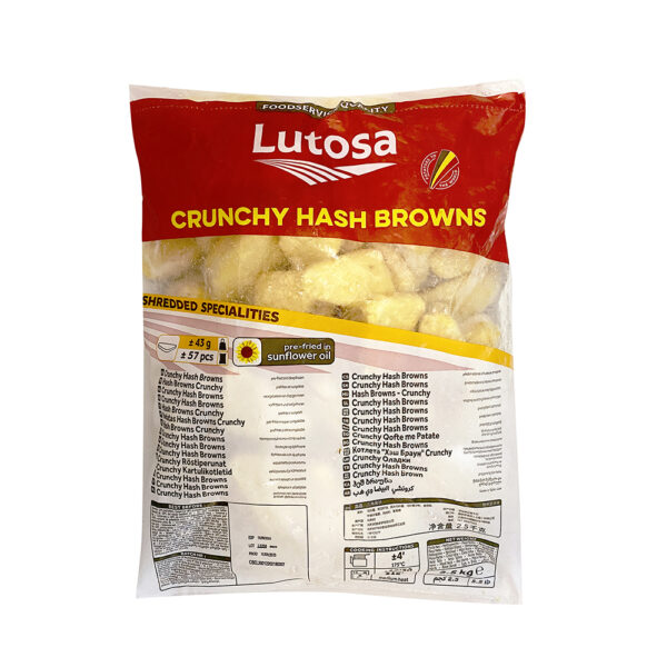 LUTOSA Crunchy Triangular Hash Brown -2.5kg/pkt